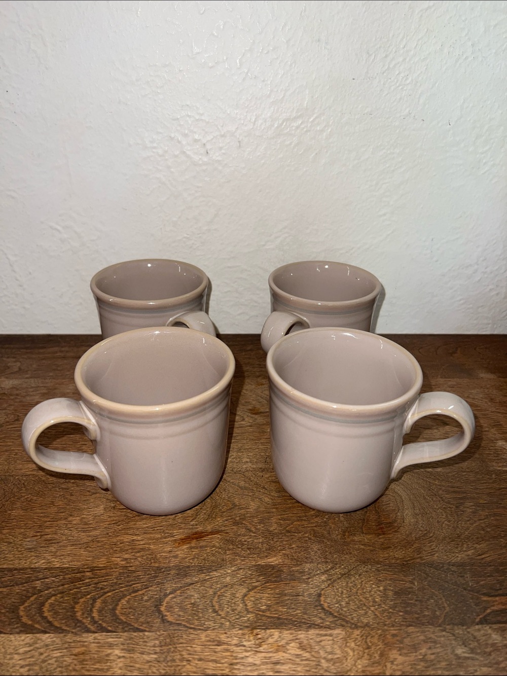 Noritake stoneware mugs